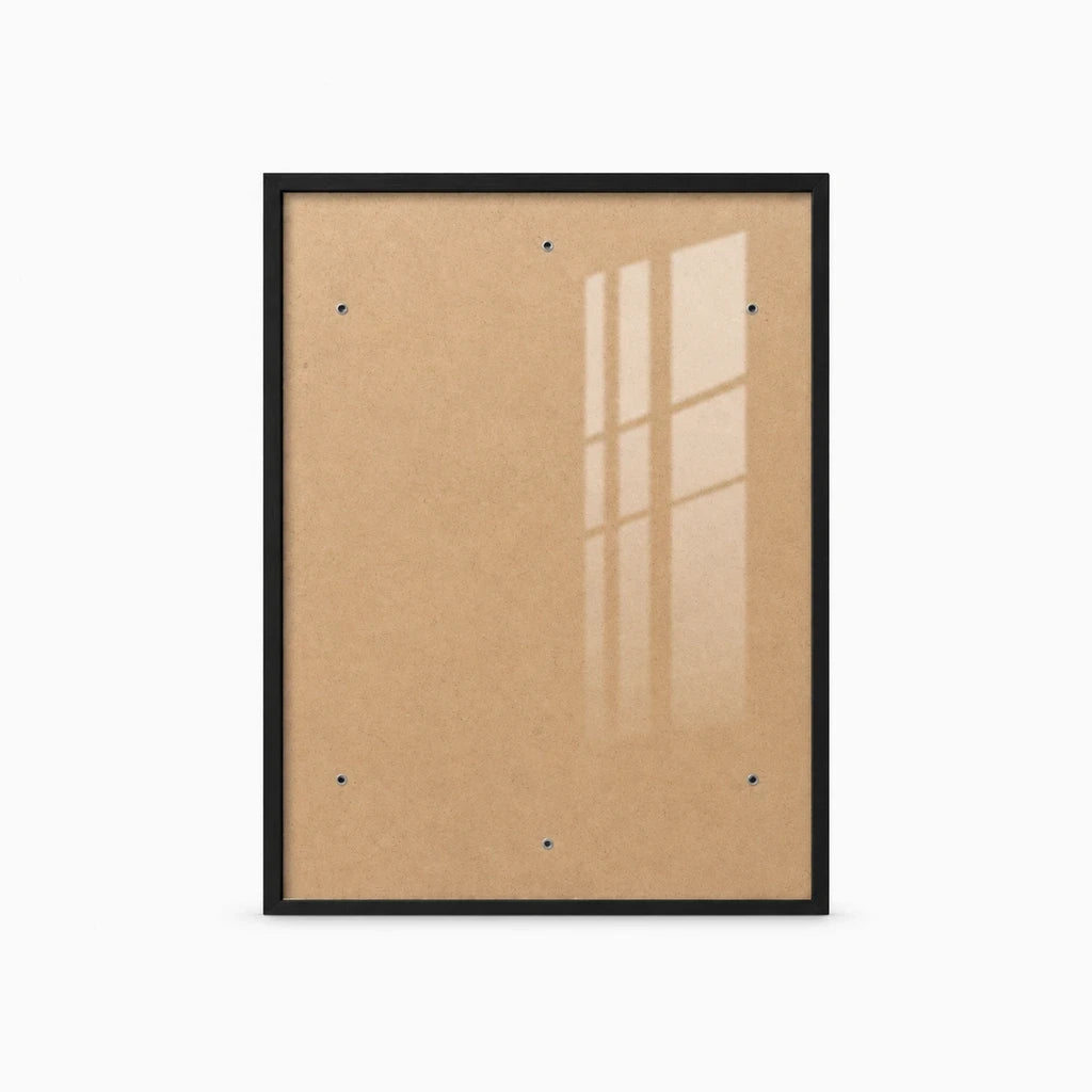 Cadre photo blanc grand format 30x40 cm, bordure fine et moderne
