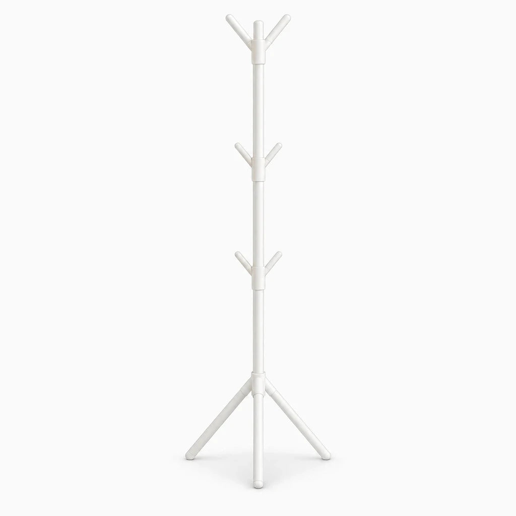 Arbre porte manteau noir en forme de branche avec multiples embranchements pour accrocher vêtements