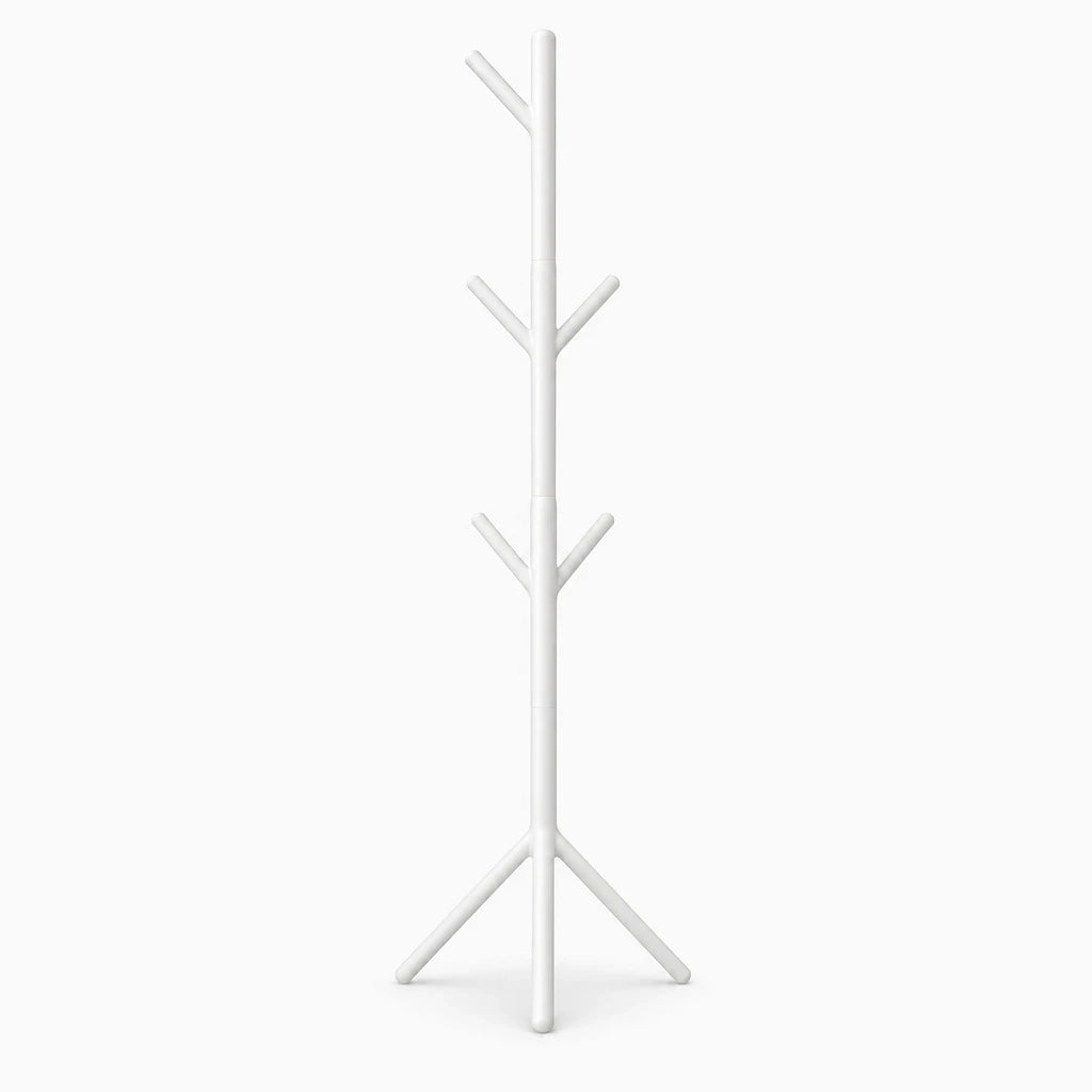 Arbre porte manteau, rangement vertical moderne libérant l'espace au sol de la chambre