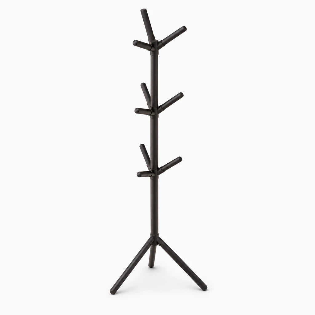 Arbre porte manteau en noir ou blanc s'intégrant à tous les styles d'intérieur