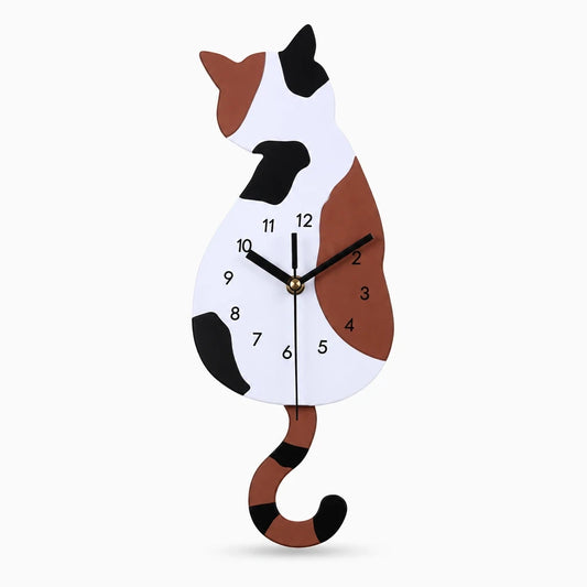 Horloge murale publicitaire en acrylique avec cadran lisible et aiguilles silencieuses