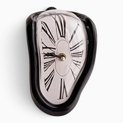 Montre murale design noir présentant un style contemplatif et moderne