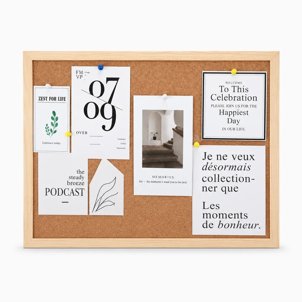 Détail de la surface liège du panneau mural 3d bois absorbant punaises sans marquer